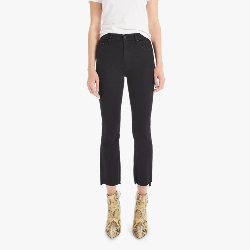 NWT MOTHER JEANS THE INSIDER CROP STEP FRAY